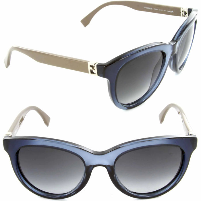 Fendi FF 0006-S 7RB9O - Blue Gray by Fendi for Women - 52-21-135 mm Sunglasses