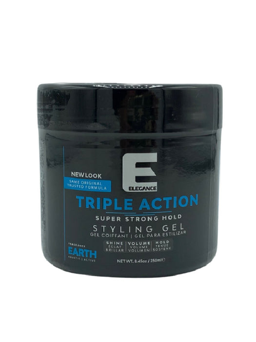Elegance Triple Act Hair Gel "Moon" Silver 8.8oz/250ml