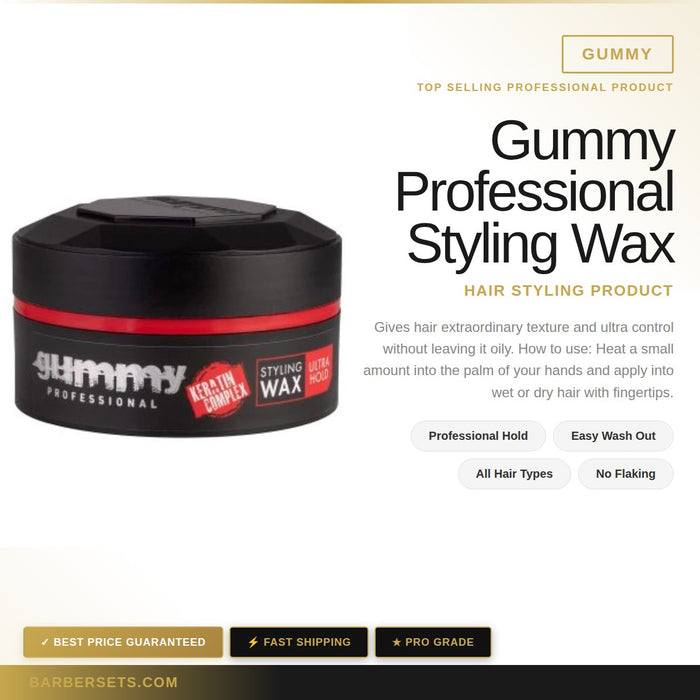 Gummy Professional Styling Wax Ultra Hold 6.76 fl.oz (200ml)
