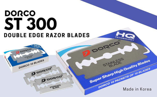 Dorco Double Edge Razor Blade 100ct Blue - BarberSets