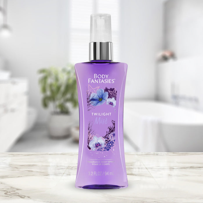 Spray corporal con fragancia Signature Twilight Mist de Body Fantasies para mujeres - Spray corporal de 8 oz