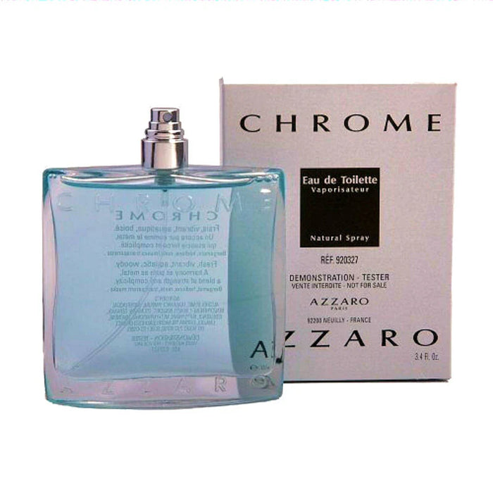 Chrome de Azzaro para hombres - Spray EDT de 3,4 oz (probador)