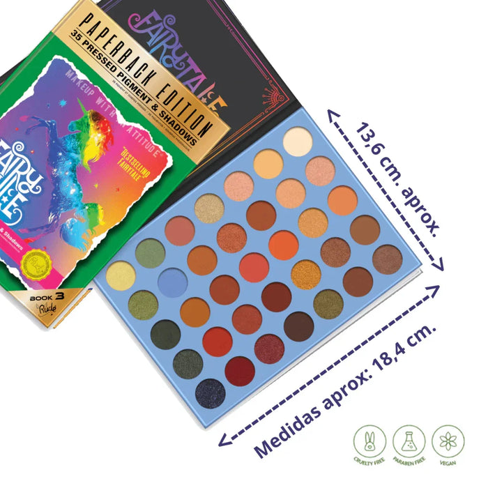 RUDE Fairy Tale Palette - Paperback Edition