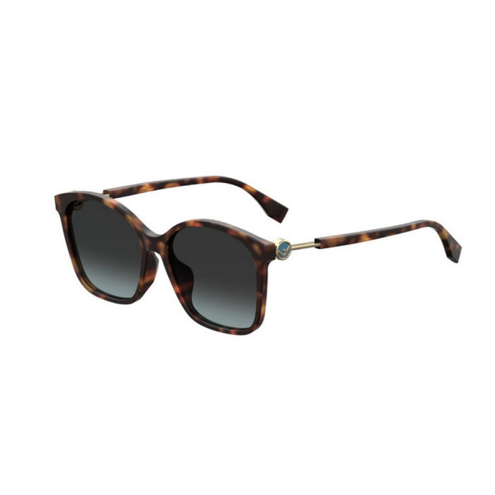 Fendi FF 0053-S EYFCC - Dark Havana by Fendi for Women - 60-17-125 mm Sunglasses