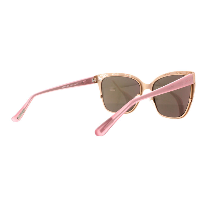 Guess Gm 742 29G Marciano - Matte Rose Gold-Brown Mirror by Guess for Women - 57-17-135 mm Sunglasses