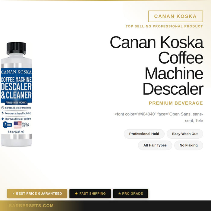 Canan Koska Coffee Machine Descaler 8 oz