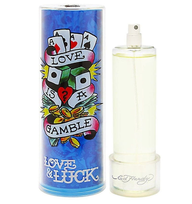 Ed Hardy Love and Luck by Christian Audigier for Men - 3.4 oz EDT Spray