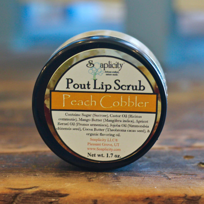 Exfoliante labial Peach Cobbler Pout