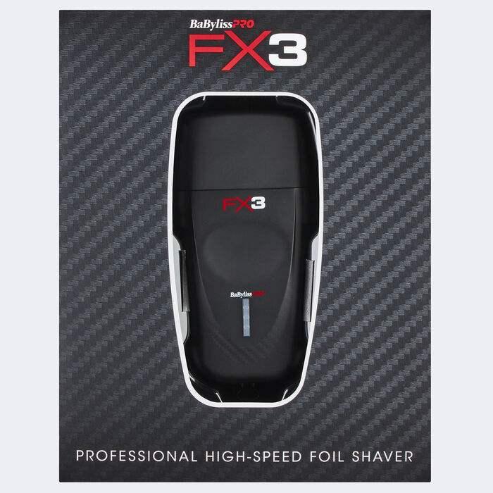 FX3 Black High Speed Double Foil Shaver