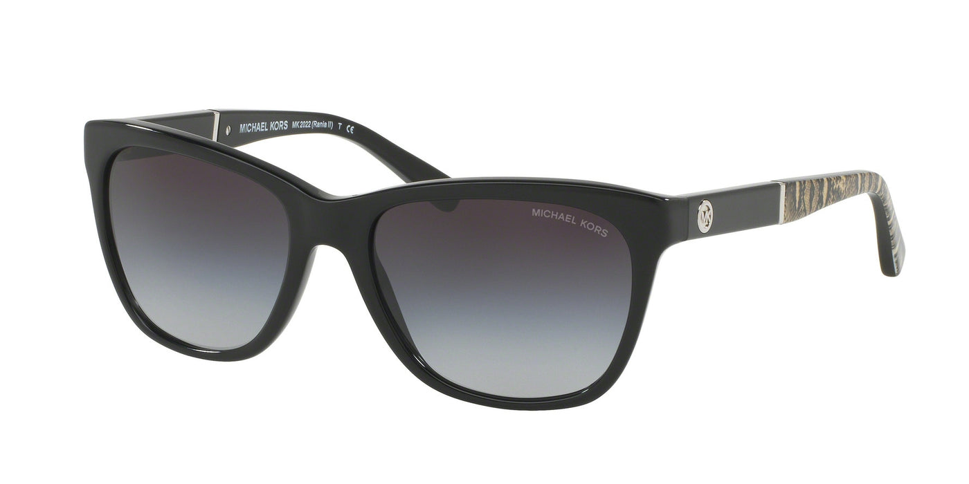 Michael Kors MK 2022 316811 - Rania II - Black-Light Grey by Michael Kors for Women - 54-17-135 mm Sunglasses