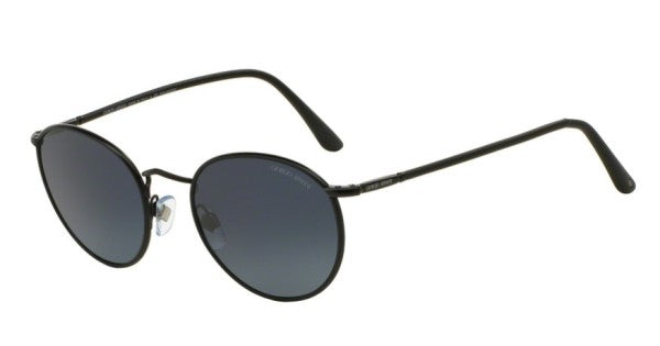 Giorgio Armani AR 6016J 3001-4U FramesofLife-Matte Black-Blue Gradient Polarized by Giorgio Armani for Men - 51-20-145 mm Sunglasses