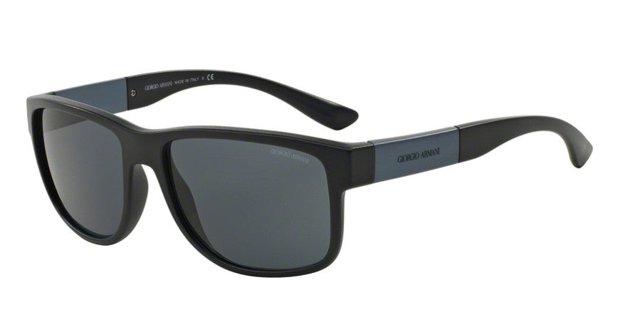 Giorgio Armani AR 8057 5423-87 - Matte Blue-Grey by Giorgio Armani for Men - 57-16-140 mm Sunglasses