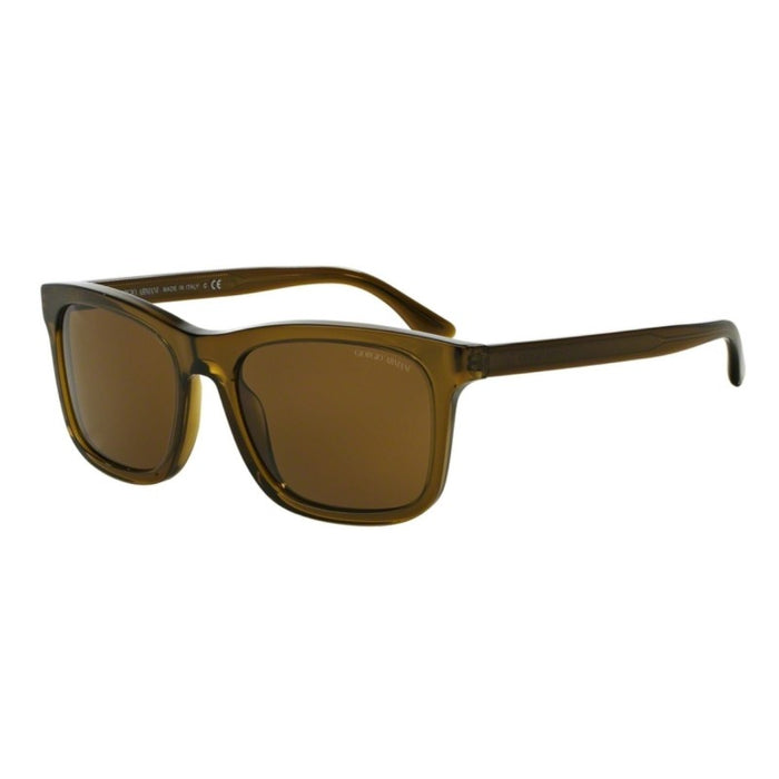 Giorgio Armani AR 8066 5438-73 - Transparent Brown-Brown by Giorgio Armani for Men - 56-19-140 mm Sunglasses