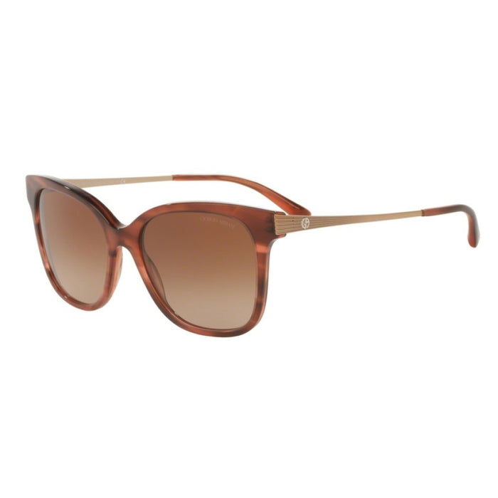 Giorgio Armani AR 8074 5488-13 - Striped Brown-Brown Gradient by Giorgio Armani for Women - 54-17-140 mm Sunglasses