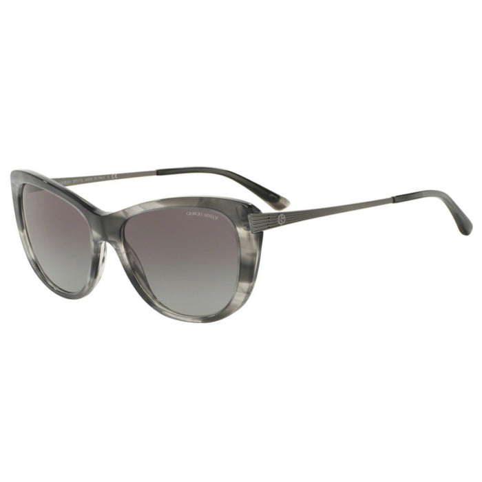 Giorgio Armani AR 8078 5490-11- Striped Grey-Grey Gradient by Giorgio Armani for Women - 56-16-140 mm Sunglasses