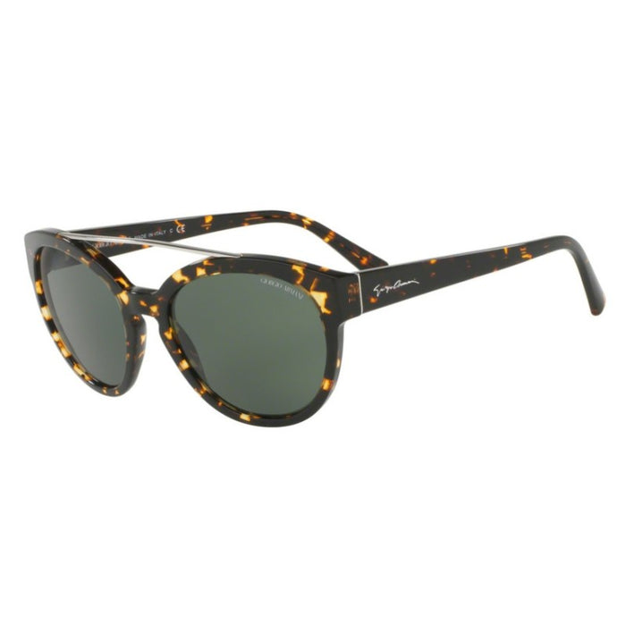 Giorgio Armani AR 8086 5294-71 - Havana-Grey Green by Giorgio Armani for Women - 55-19-140 mm Sunglasses