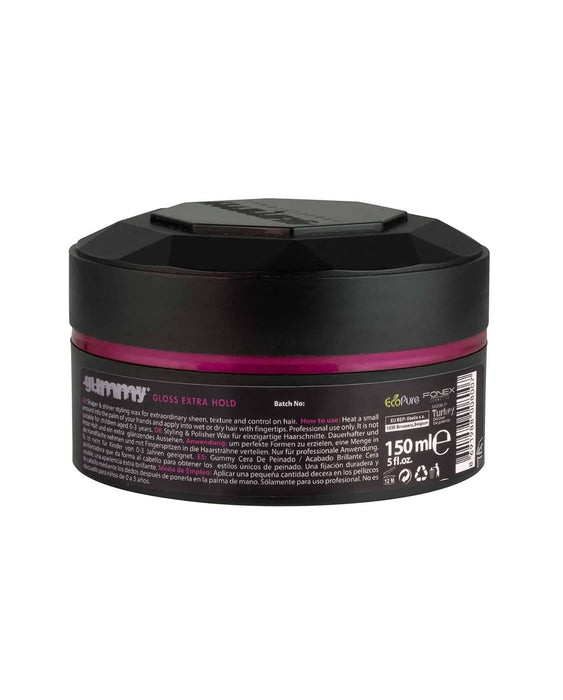 Gummy Styling Wax Extra Gloss 5 oz - Multipack
