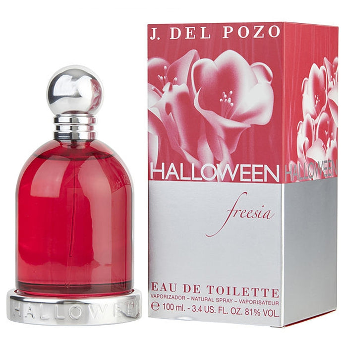 Halloween Freesia de J. Del Pozo para mujeres - EDT en aerosol de 3.4 oz (probador)