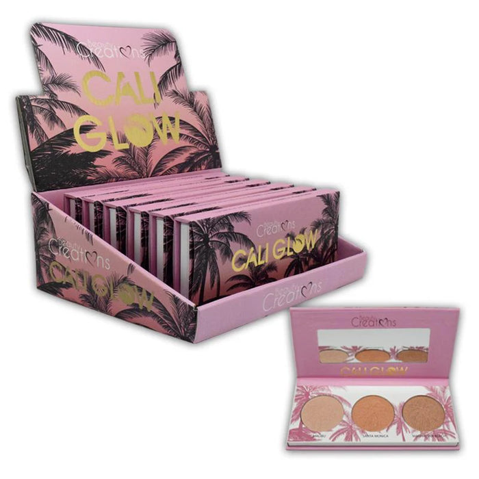 BEAUTY CREATIONS Cali Glow Display Set, 6 pcs