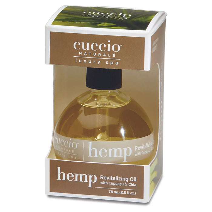 Hemp Revitalizing Oil by Cuccio Naturale for Unisex - 2.5 oz Oil