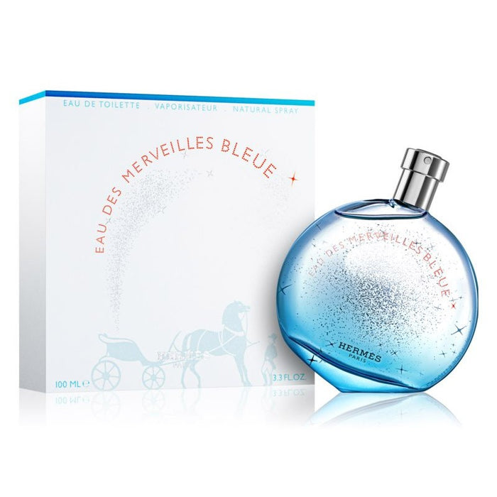 Eau Des Merveilles Bleue by Hermes for Women - 3.4 oz EDT Spray (Tester)