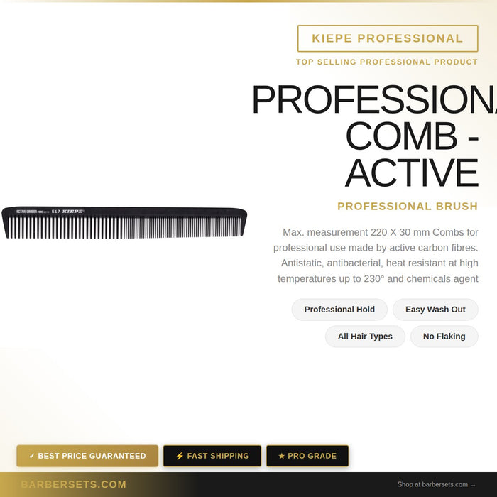 KIEPE PROFESSIONAL PROFESSIONAL COMB - ACTIVE CARBON FIBRE 220x30