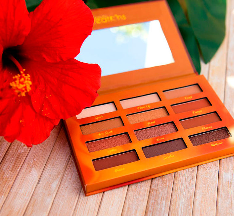 BEAUTY CREACIONES Paleta de sombras de ojos Hot Fire