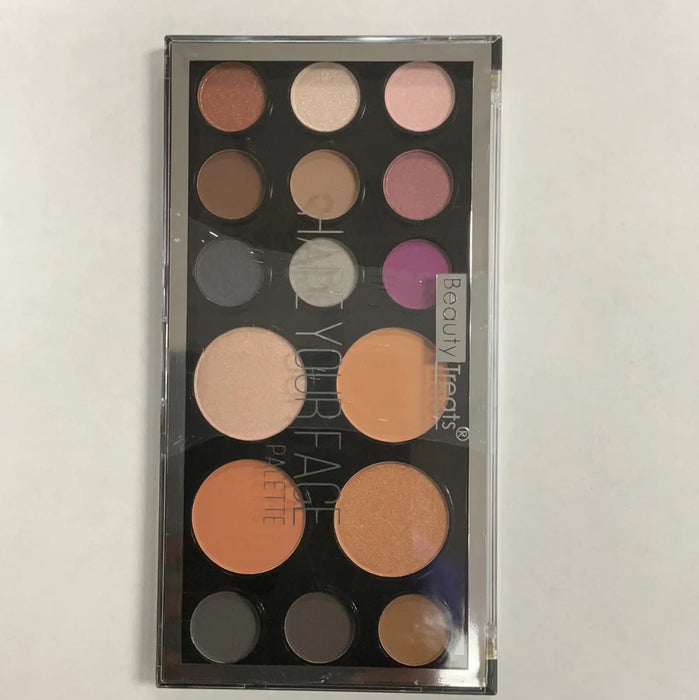 BEAUTY TREATS Shape Your Face Palette Display Set, 12 Pieces