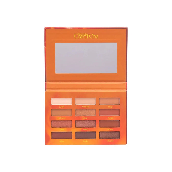 BEAUTY CREACIONES Paleta de sombras de ojos Hot Fire