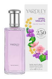 April Violets de Yardley London pour femme - Vaporisateur EDT de 4,2 oz