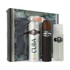 Cuba Green by Cuba for Men - 3 Pc Gift Set 3.3oz EDT Spray, 6.7oz Body Spray, 3.3oz After Shave