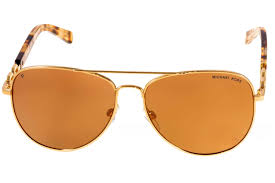 Michael Kors MK 1003 10242T Fiji - Gold Polarized by Michael Kors for Women - 58-14-135 mm Sunglasses