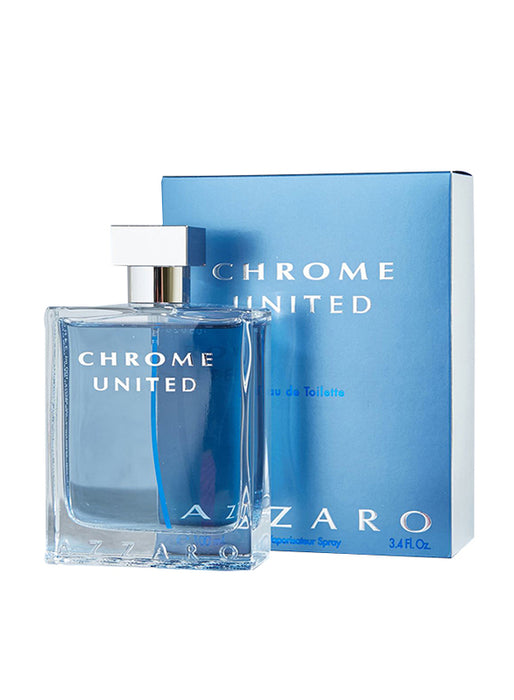 Chrome United par Azzaro pour hommes - Vaporisateur EDT de 3,4 oz