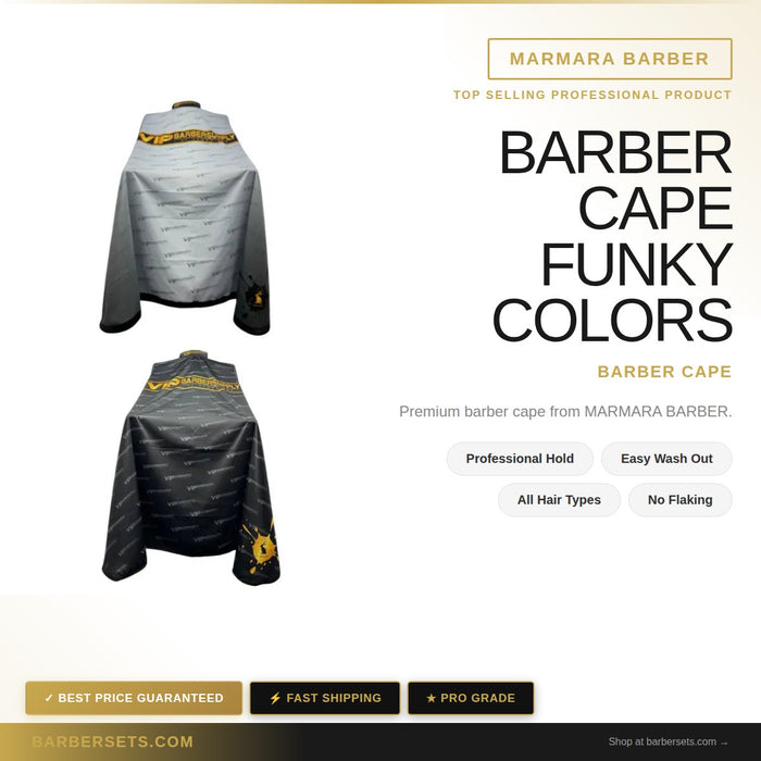 MARMARA BARBER BARBER CAPE FUNKY COLORS