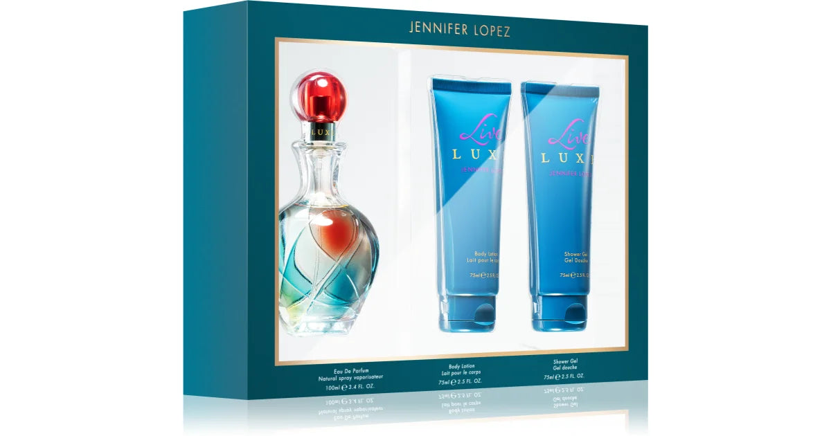 Live Luxe by Jennifer Lopez for Women - 3 Pc Gift Set 3.4oz EDP Spray, 2.5oz Shower Gel, 2.5oz Body Lotion