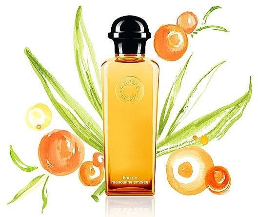 Eau De Mandarine Ambree de Hermes para unisex - Spray EDC de 3,3 oz (probador)