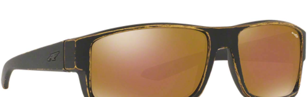 Arnette AN 4224 2357-7D Boxcar - Matte Tumbled Gold-Gold par Arnette pour Homme - 59-16-125 mm Lunettes de soleil