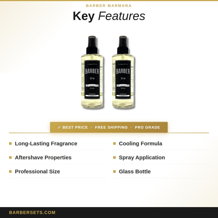 BARBER MARMARA BARBER COLOGNE 400 ML NO.4 SPRAY