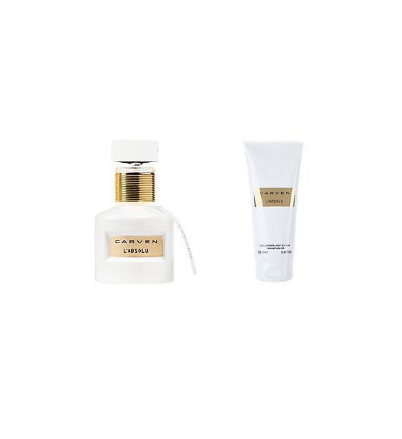 LAbsolu de Carven pour femme - Coffret 2 pièces Spray EDP 1,66 oz, Lait corporel parfumé 3,33 oz