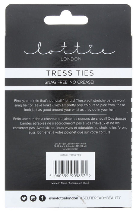 Lottie Tress Ties by Lottie London for Women - 6 Pc Set Ties