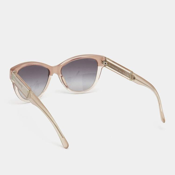 Burberry BE4206 3560-8G - Top Opal Nude On Nude-Grey Gradient de Burberry pour Femme - 55-17-140 mm Lunettes de soleil