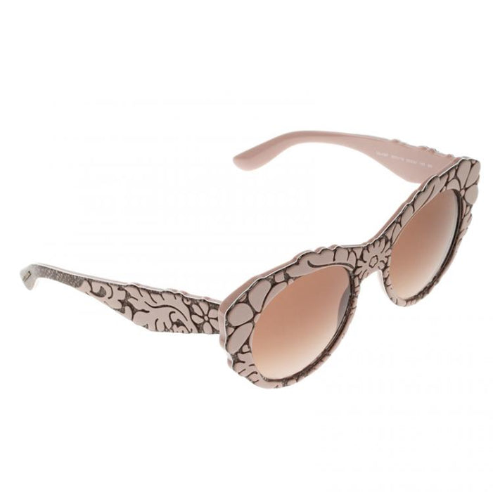 Dolce and Gabbana DG 4267 3001-13 - Top Powder-Texture Tissue-Brown Dégradé par Dolce and Gabbana pour Femme - 53-20-140 mm Lunettes de soleil