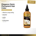 Elegance Semi-Permanent Hair Color "Black" 120ml