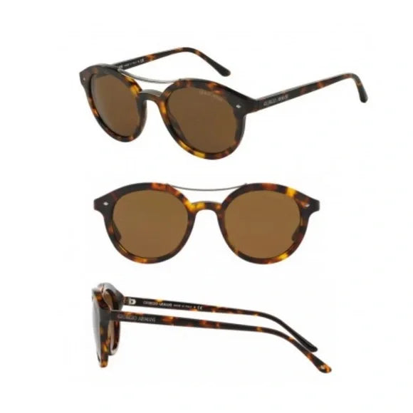 Giorgio Armani AR 8060 5026-53 Frames of Life - Havana-Dark Brown by Giorgio Armani for Men - 50-21-145 mm Sunglasses