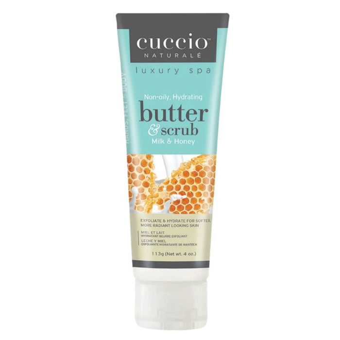 Butter and Scrub - Milk and Honey by Cuccio Naturale for Unisex - 4 oz Scrub