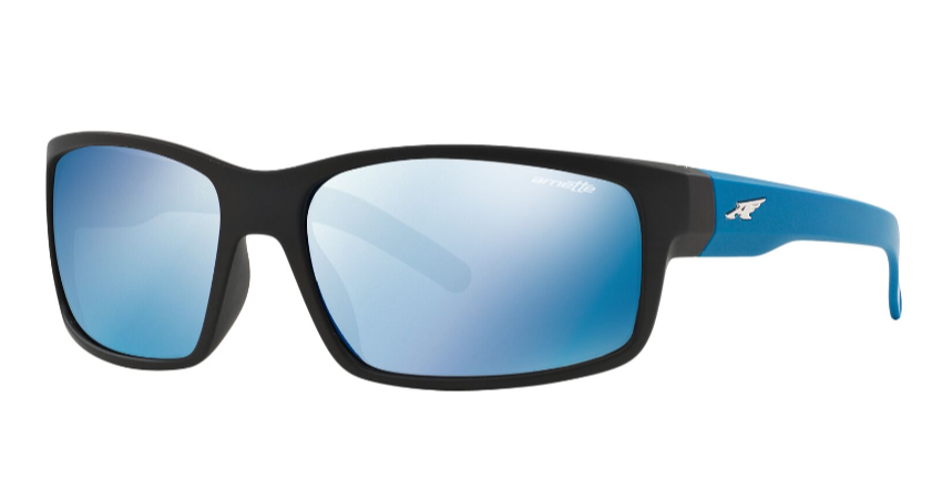 Arnette AN 4202 2268-55 Fastball - Fuzzy Noir-Bleu par Arnette pour Homme - 62-16-135 mm Lunettes de soleil