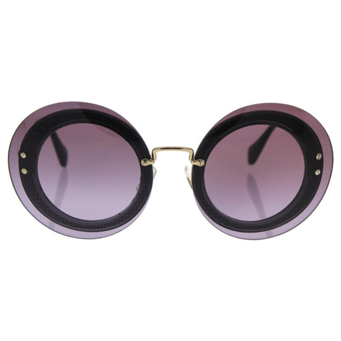 Miu Miu MU 10R U6B-5F1 - Black-Grey Violet by Miu Miu for Women - 64-17-140 mm Sunglasses