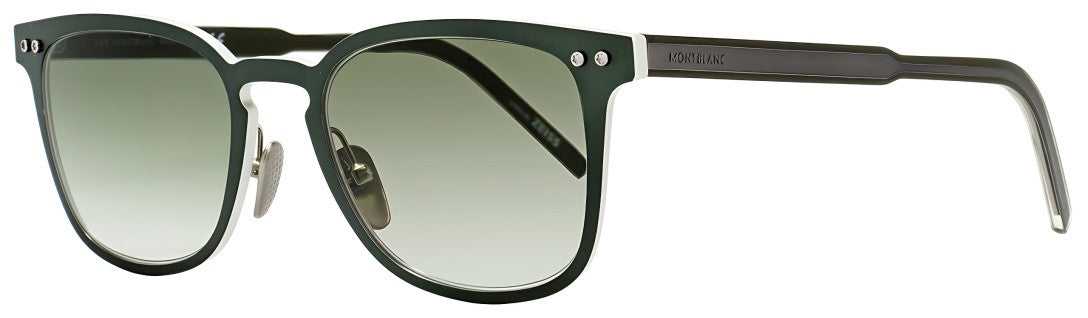 Mont Blanc MB584S 97P - Matte Dark Green-Green Gradient by Mont Blanc for Men - 51-20-145 mm Sunglasses