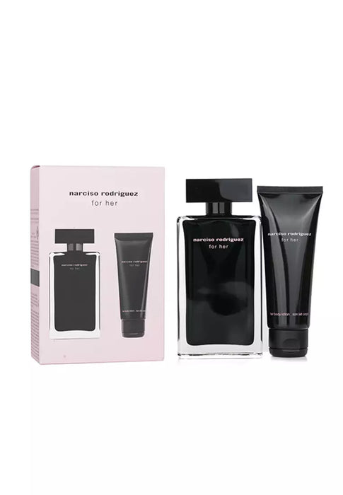 Narciso Rodriguez by Narciso Rodriguez for Women - 2 Pc Gift Set 3.3oz EDT Spray, 2.5oz Body Lotion