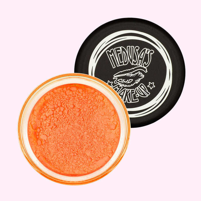 Maquillaje con pigmentos de neón UV - Naranja fluorescente